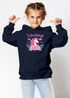 Kinder Hoodie Mädchen Schulkind 2025 Einhorn Blumen Einschulung Geschenke mit Einschulungsjahr personalisiert SpecialMe®preview
