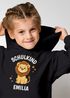 Kinder Hoodie Mädchen Schulkind 2025 Löwe Fuchs Einschulung personalisierte Geschenke zur Einschulung mit Namen SpecialMe®preview