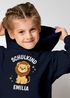 Kinder Hoodie Mädchen Schulkind 2025 Löwe Fuchs Einschulung personalisierte Geschenke zur Einschulung mit Namen SpecialMe®preview