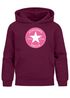Kinder Hoodie Mädchen Schulkind 2025 personalisiert mit Name Stern-Grafik Geschenkidee zur Einschulung Moonworks®preview