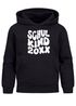 Kinder Hoodie Mädchen Schulkind 2025 personalisiert Typographie-Design mit Jahreszahl Mädchengeschenke Einschulung Moonworks®preview