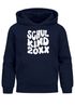 Kinder Hoodie Mädchen Schulkind 2025 personalisiert Typographie-Design mit Jahreszahl Mädchengeschenke Einschulung Moonworks®preview