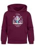 Kinder Hoodie Mädchen Schulkind 2025 Prinzessin Fee Mermaid mit Name Jahreszahl personalisiert Einschulungsgeschenk SpecialMe®preview