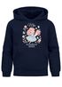Kinder Hoodie Mädchen Schulkind 2025 Prinzessin Fee Mermaid mit Name Jahreszahl personalisiert Einschulungsgeschenk SpecialMe®preview