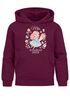 Kinder Hoodie Mädchen Schulkind 2025 Prinzessin Fee Mermaid mit Name Jahreszahl personalisiert Einschulungsgeschenk SpecialMe®preview