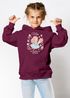 Kinder Hoodie Mädchen Schulkind 2025 Prinzessin Fee Mermaid mit Name Jahreszahl personalisiert Einschulungsgeschenk SpecialMe®preview
