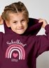 Kinder Hoodie Mädchen Schulkind 2025 Regenbogen Herz Einschulung Geschenk personalisiert mit Namen Errste Klasse SpecialMe®preview