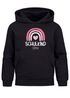 Kinder Hoodie Mädchen Schulkind 2025 Regenbogen Herz Einschulung Geschenk personalisiert mit Namen Errste Klasse SpecialMe®preview