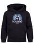 Kinder Hoodie Mädchen Schulkind 2025 Regenbogen Herz Einschulung Geschenk personalisiert mit Namen Errste Klasse SpecialMe®preview