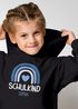 Kinder Hoodie Mädchen Schulkind 2025 Regenbogen Herz Einschulung Geschenk personalisiert mit Namen Errste Klasse SpecialMe®preview