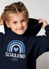 Kinder Hoodie Mädchen Schulkind 2025 Regenbogen Herz Einschulung Geschenk personalisiert mit Namen Errste Klasse SpecialMe®preview