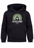 Kinder Hoodie Mädchen Schulkind 2025 Regenbogen Herz Einschulung Geschenk personalisiert mit Namen Errste Klasse SpecialMe®preview