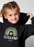 Kinder Hoodie Mädchen Schulkind 2025 Regenbogen Herz Einschulung Geschenk personalisiert mit Namen Errste Klasse SpecialMe®preview