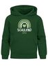 Kinder Hoodie Mädchen Schulkind 2025 Regenbogen Herz Einschulung Geschenk personalisiert mit Namen Errste Klasse SpecialMe®preview