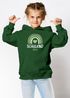 Kinder Hoodie Mädchen Schulkind 2025 Regenbogen Herz Einschulung Geschenk personalisiert mit Namen Errste Klasse SpecialMe®preview