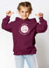 Kinder Hoodie Mädchen Schulkind 2026 Comic-Grafik Smile personalisiert mit Name Jahreszahl Geschenke zur Einschulung Moonworks®preview