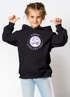 Kinder Hoodie Mädchen Schulkind 2026 Comic-Grafik Smile personalisiert mit Name Jahreszahl Geschenke zur Einschulung Moonworks®preview