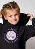 Kinder Hoodie Mädchen Schulkind 2026 Comic-Grafik Smile personalisiert mit Name Jahreszahl Geschenke zur Einschulung Moonworks®preview