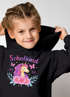 Kinder Hoodie Mädchen Schulkind 2026 Einhorn Blumen Einschulung Geschenke mit Einschulungsjahr personalisiert SpecialMe®preview