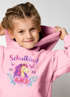 Kinder Hoodie Mädchen Schulkind 2026 Einhorn Blumen Einschulung Geschenke mit Einschulungsjahr personalisiert SpecialMe®preview