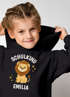 Kinder Hoodie Mädchen Schulkind 2026 Löwe Fuchs Einschulung personalisierte Geschenke zur Einschulung mit Namen SpecialMe®preview