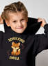 Kinder Hoodie Mädchen Schulkind 2026 Löwe Fuchs Einschulung personalisierte Geschenke zur Einschulung mit Namen SpecialMe®preview