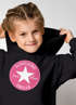 Kinder Hoodie Mädchen Schulkind 2026 personalisiert mit Name Stern-Grafik Geschenkidee zur Einschulung Moonworks®preview