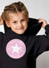 Kinder Hoodie Mädchen Schulkind 2026 personalisiert mit Name Stern-Grafik Geschenkidee zur Einschulung Moonworks®preview