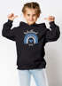 Kinder Hoodie Mädchen Schulkind 2026 Regenbogen Herz Einschulung Geschenk personalisiert mit Namen Errste Klasse SpecialMe®preview