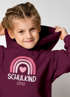 Kinder Hoodie Mädchen Schulkind 2026 Regenbogen Herz Einschulung Geschenk personalisiert mit Namen Errste Klasse SpecialMe®preview