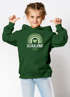 Kinder Hoodie Mädchen Schulkind 2026 Regenbogen Herz Einschulung Geschenk personalisiert mit Namen Errste Klasse SpecialMe®preview