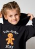 Kinder Hoodie Mädchen Weihnachtspullover Lebkuchenmann Schriftzug Kekstester Jahreszahl personalisierbar Weihnachtsoutfit Moonworks®preview
