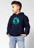 Kinder Hoodie Skateboard Motiv Skater Kapuzenpullover Jungen Mädchen Streetwear Moonworks®preview