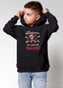 Kinder Hoodie Spruch Lustig Weihnachtsmann die waren alle unartig Weihnachtspullover Jungen Mädchen Weihnachtsoutfit Kinder Moonworks®preview