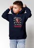 Kinder Hoodie Spruch Lustig Weihnachtsmann die waren alle unartig Weihnachtspullover Jungen Mädchen Weihnachtsoutfit Kinder Moonworks®preview