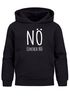 Kinder Hoodie Statement Hoodie Nö Einfach Nö Jungen Motiv Spruch lustig  Jungengeschenke Moonworks®preview