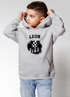Kinder Hoodie {styleVariationName} Design mit Namen personalisiert Geschenkidee {styleVariationName} Spieler Kapuzensweatshirt Moonworks®preview