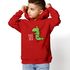 Kinder Hoodie Tree Rex Weihnachtspullover Dino Saurier DesignWeihnachtspullover Jungen Mädchen Weihnachtsoutfit Moonworks®preview