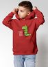 Kinder Hoodie Tree Rex Weihnachtspullover Dino Saurier DesignWeihnachtspullover Jungen Mädchen Weihnachtsoutfit Moonworks®preview