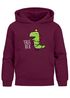 Kinder Hoodie Tree Rex Weihnachtspullover Dino Saurier DesignWeihnachtspullover Jungen Mädchen Weihnachtsoutfit Moonworks®preview