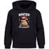 Kinder Hoodie Weihnachtspullover Capybara Lustig Spruch Rentier war ausverkauft Jungen Mädchen Weihnachtsoutfit Moonworks®preview