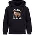 Kinder Hoodie Weihnachtspullover Faultier Spruch Slow Ho Ho Jungen Mädchen Weihnachtsoutfit Kinder Moonworks®preview