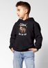 Kinder Hoodie Weihnachtspullover Faultier Spruch Slow Ho Ho Jungen Mädchen Weihnachtsoutfit Kinder Moonworks®preview