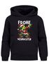 Kinder Hoodie Weihnachtspullover Jungen Mädchen Dabbing Grinch Lustig Weihnachtsoutfit Kinder Moonworks®preview