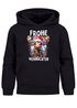 Kinder Hoodie Weihnachtspullover Jungen Mädchen Elch Rentier Lustig Weihnachtsoutfit Kinder Moonworks®preview