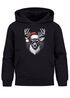 Kinder Hoodie Weihnachtspullover Jungen Mädchen Rentier Hirsch Weihnachtsoutfit Kinder Moonworks®preview