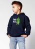 Kinder Hoodie Weihnachtspullover Jungen Mädchen Tree Rex Tyrannosaurus Dino XMAS Weihnachtsoutfit Lustig Kinder Moonworks®preview