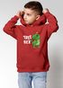 Kinder Hoodie Weihnachtspullover Jungen Mädchen Tree Rex Tyrannosaurus Dino XMAS Weihnachtsoutfit Lustig Kinder Moonworks®preview