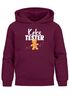 Kinder Hoodie Weihnachtspullover Mädchen Kekstester Lebkuchenmann Weihnachtsoutfit Lustig Kinder Moonworks®preview