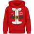 Kinder Hoodie Weihnachtspullover Team Santa Claus Weihnachtsmann Design Jungen Mädchen Weihnachtsoutfit Kinder Moonworks®preview